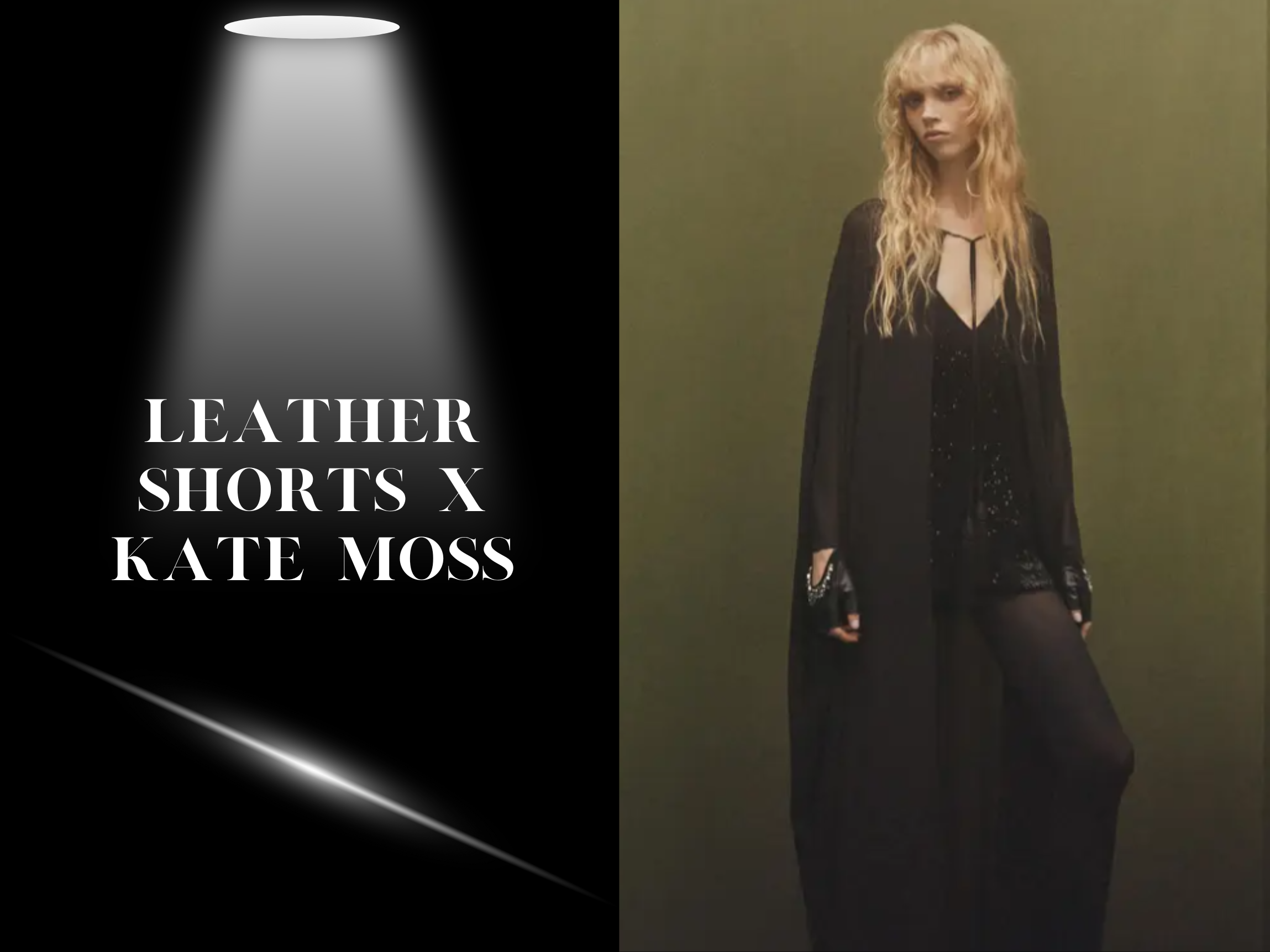 Leather Shorts x Kate Moss: The Ultimate Bold and Chic Look for Your Wardrobe – Available on Eureka